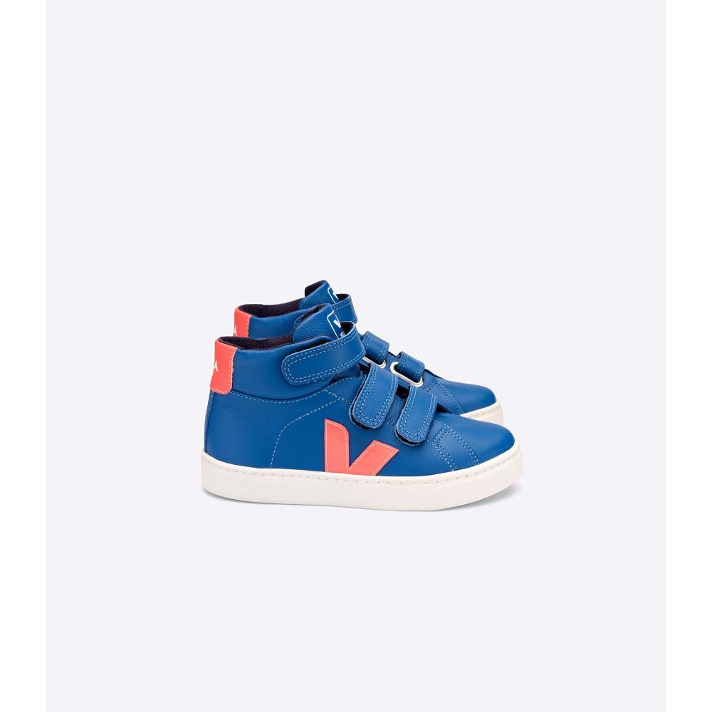 Veja ESPLAR MID CHROMEFREE Schoenen Kinderen Blauw | NL 737RVD